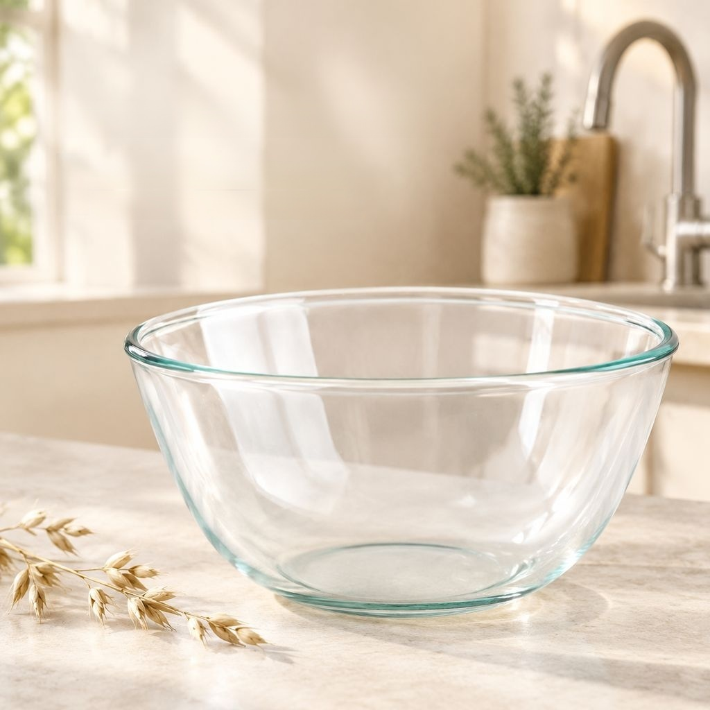 Borosilikatglas Schüssel Transparent Rührschüssel Suppe Salat Schale