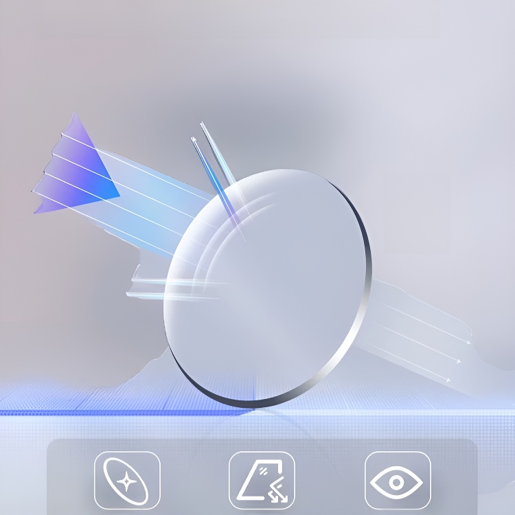 Młodzieżowo wyglądające, duże okulary blokujące niebieskie światło