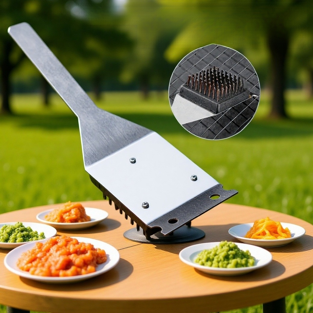 Accesorio de limpieza para parrillas al aire libre