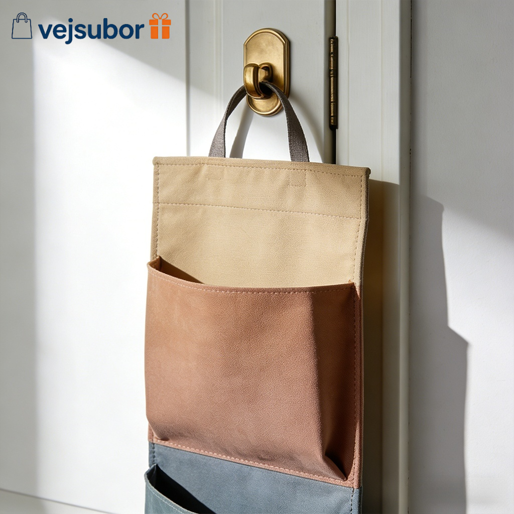 Back of door storage bag for clothes and accessories