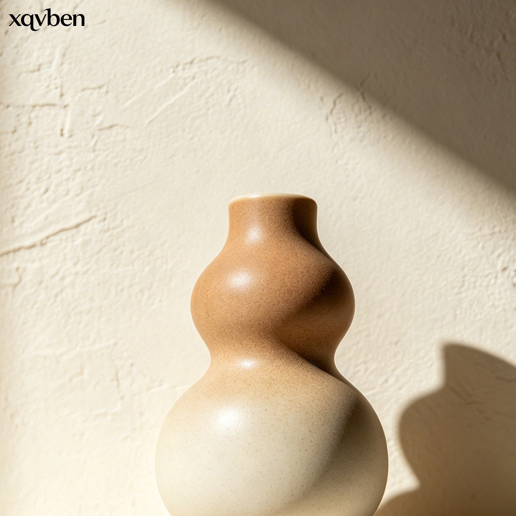 Elegant small ceramic vase for home decoration