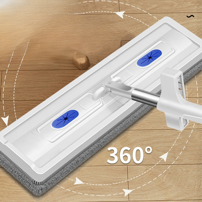 42CM 평판 걸레 액체 주입 가능 게으른 손세탁 필요 없음