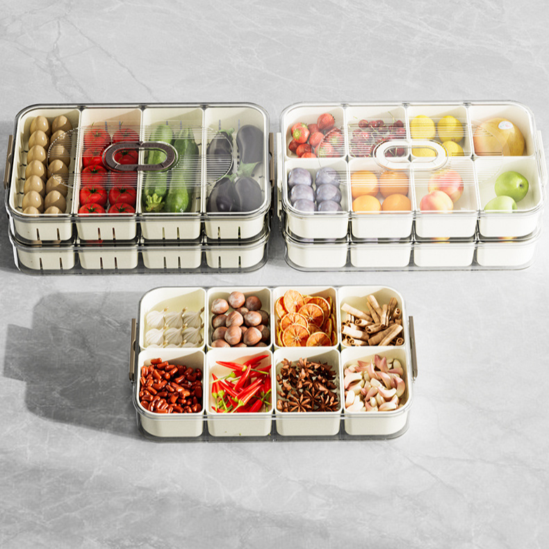 Kitchen Multifunctional Fruit Spice Seasoning Fresh-Keeping Box