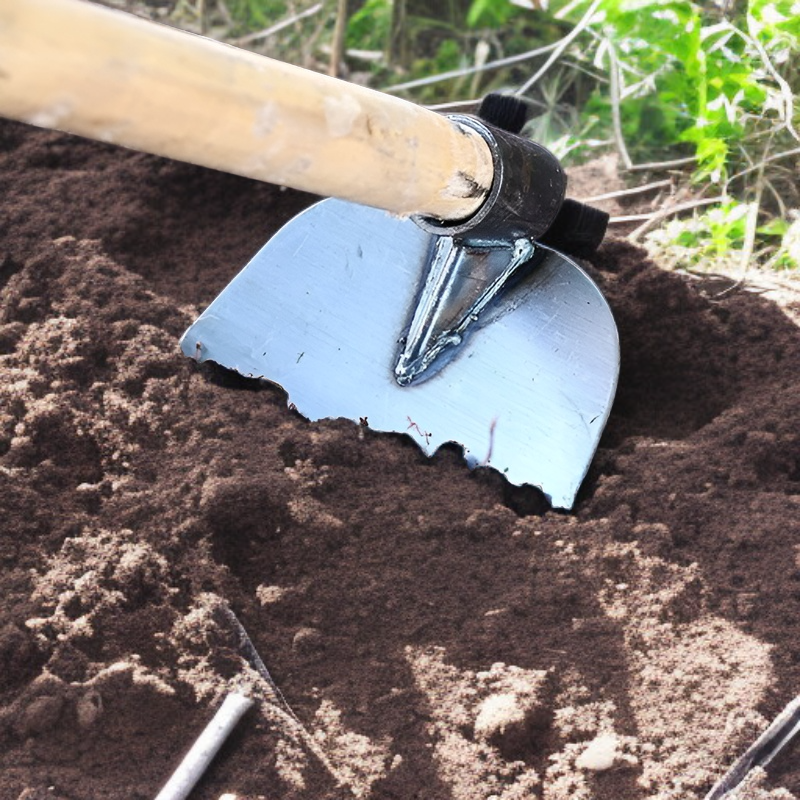 스테인리스호미개간만용송토공구 김매기 농업용 호미 파종 채소에 곡괭이를 두텁게 하는 공구