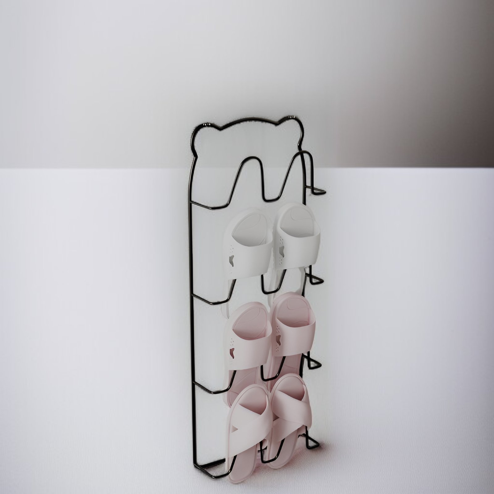 防水防鏽浴室晾鞋架材質展示