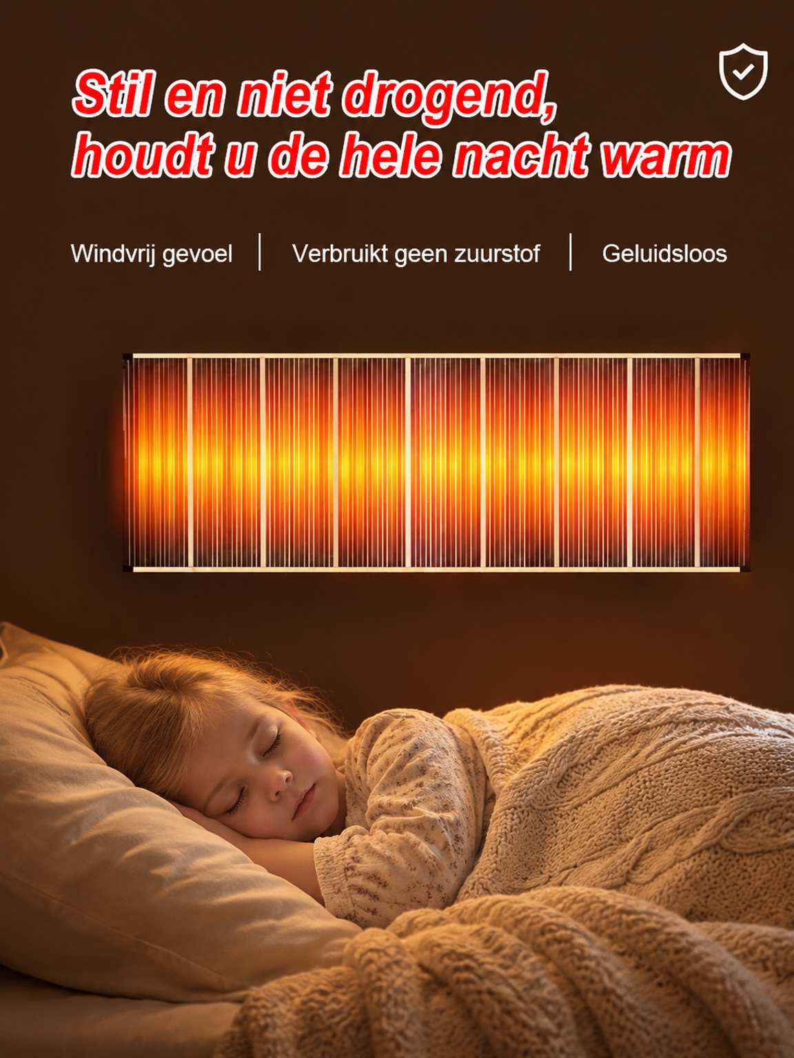 Infrared wall heating panel