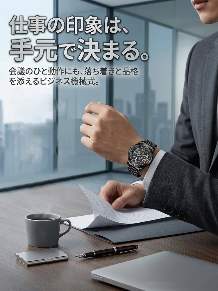高級感のあるメンズ腕時計