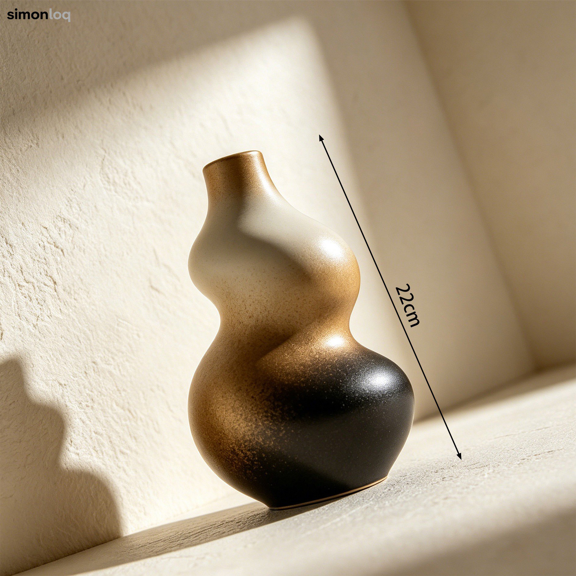 おしゃれなグラデーションカラーの花瓶インテリア