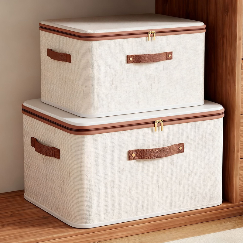 Home Bedroom Closet Storage Box with Lid