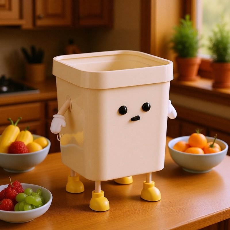 Dekorativer Abfalleimer für Wohn- und Schlafräume