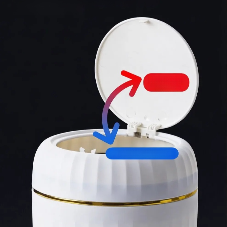 迷你版按壓式桌面垃圾桶