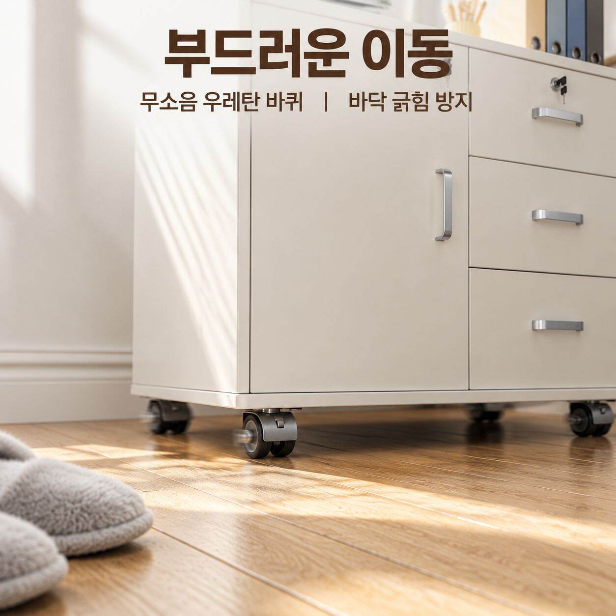 잠금 서랍 바퀴 프린터 수납장 사무실 책상 아래 서류 캐비닛