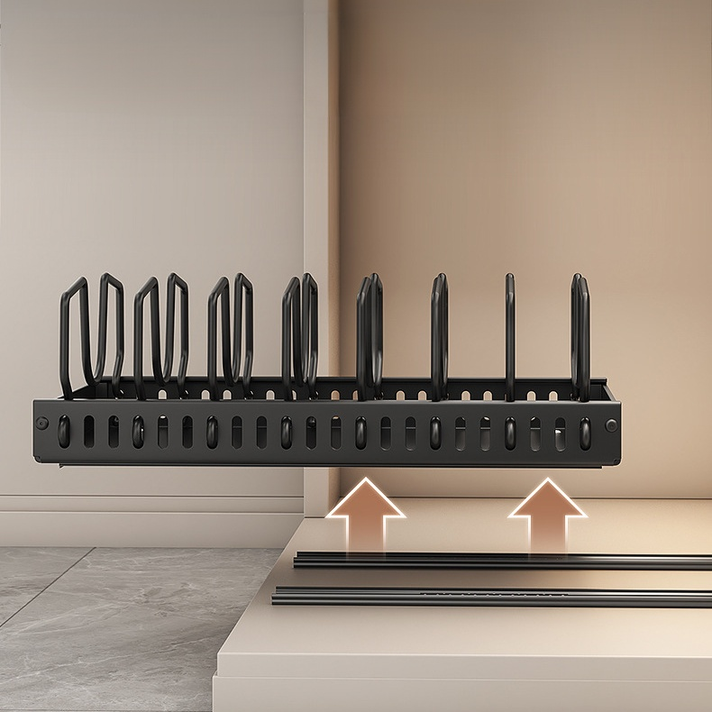 Adjustable Pot and Pan Organizer Rack 