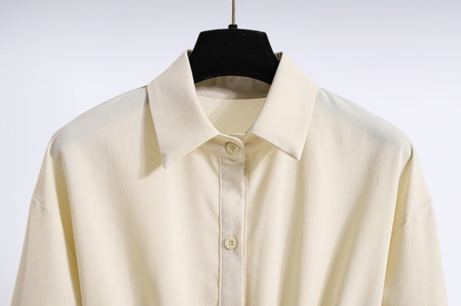 여성용 슬리밍 긴팔 탑 스타일링 예시