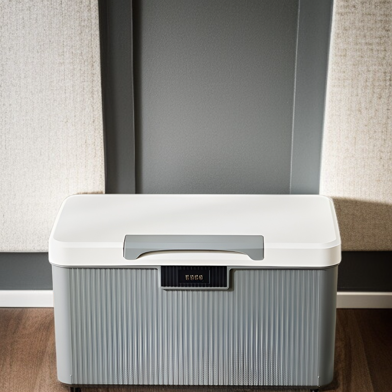 비밀번호 특대형 차량용 수납함 네일 대용량 수납함 자물쇠 대용량 비밀번호 수납함