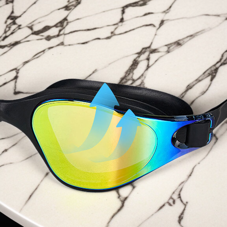 편안한 착용감의 성인용 실리콘 수영 고글