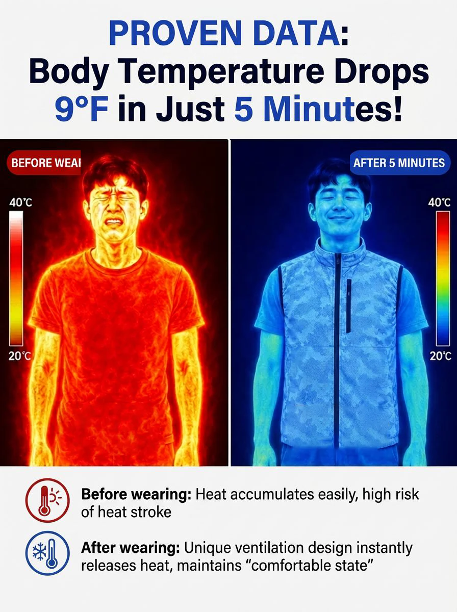 Rapid Cooling Air-Conditioned Fan Jacket