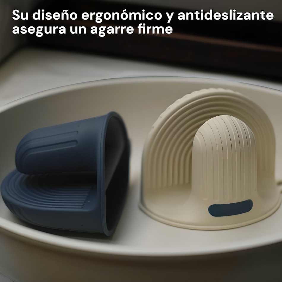 Manopla de silicona para hornear, resistente a altas temperaturas