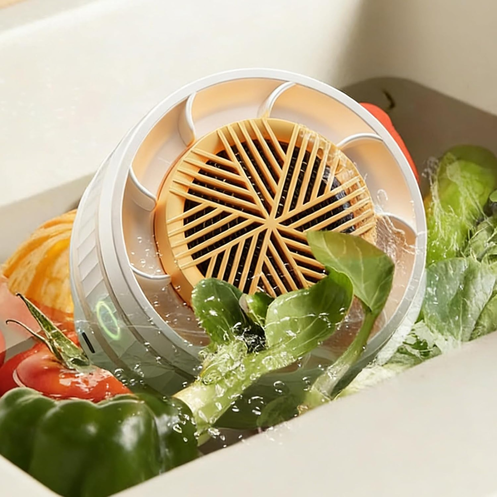 家庭用電動果物・野菜洗浄消毒機