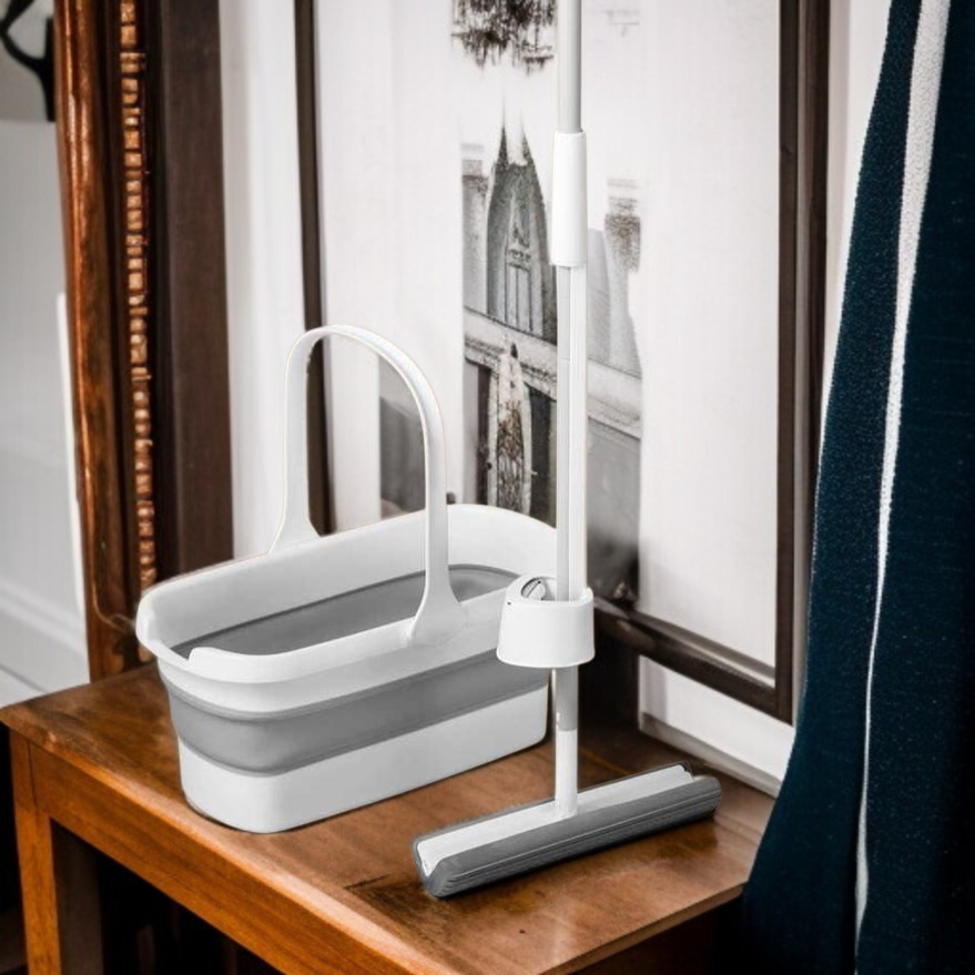 핸드 워싱 스펀지 대걸레 통 가정용 스탠드 밀대 걸레통