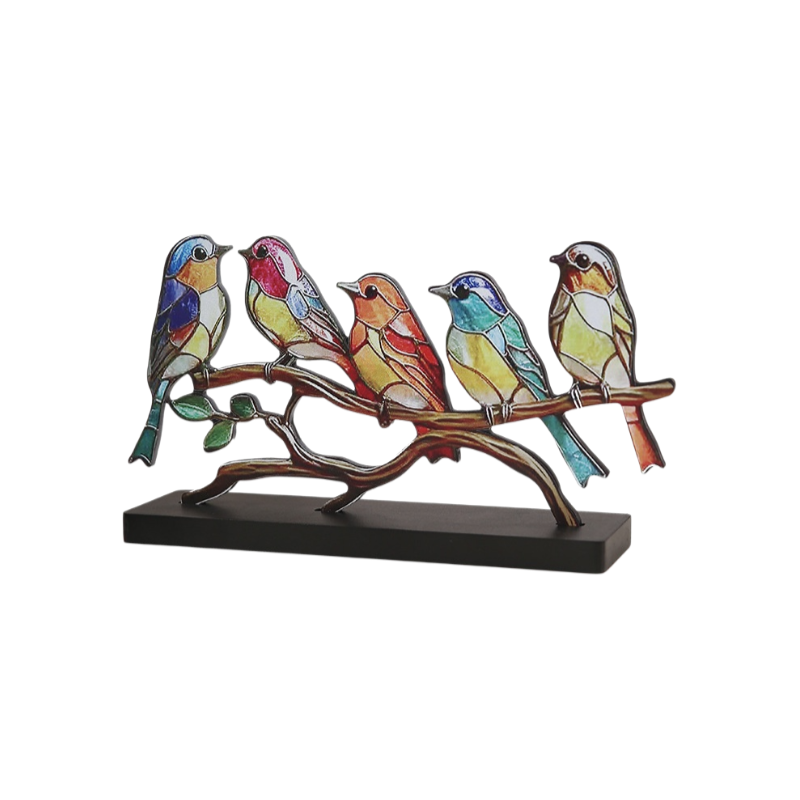Bemalter Vogelschmuck