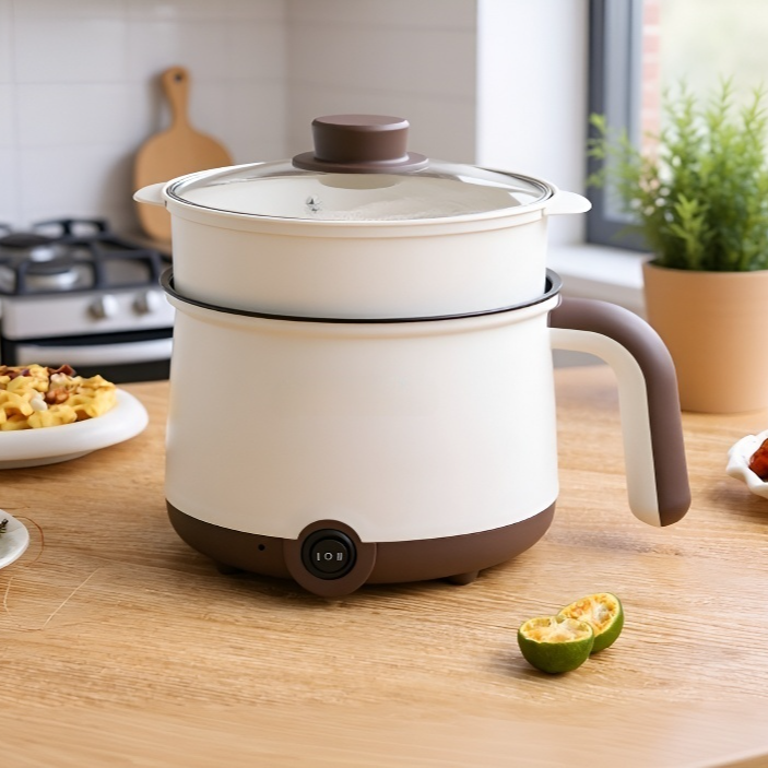 省スペース設計の電気調理器
