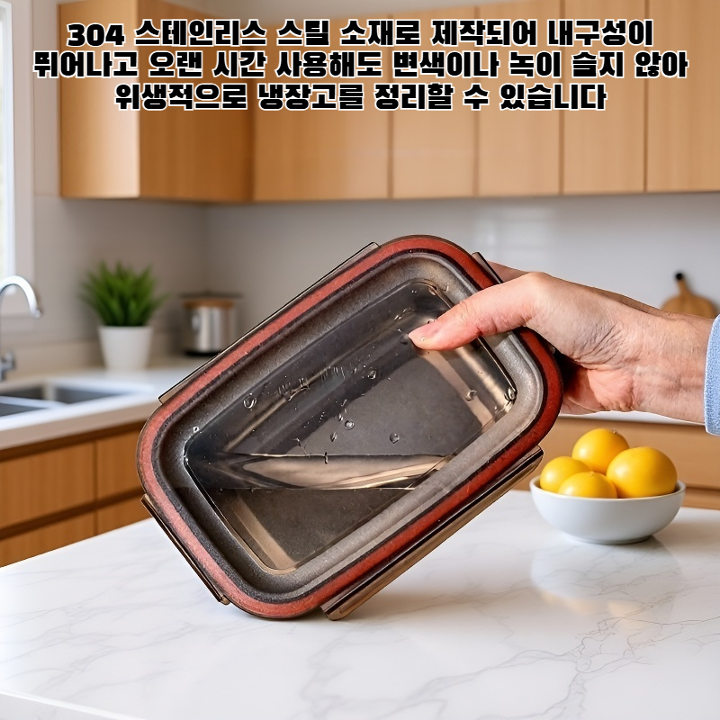 304 스테인리스 스틸 냉장고 수납함