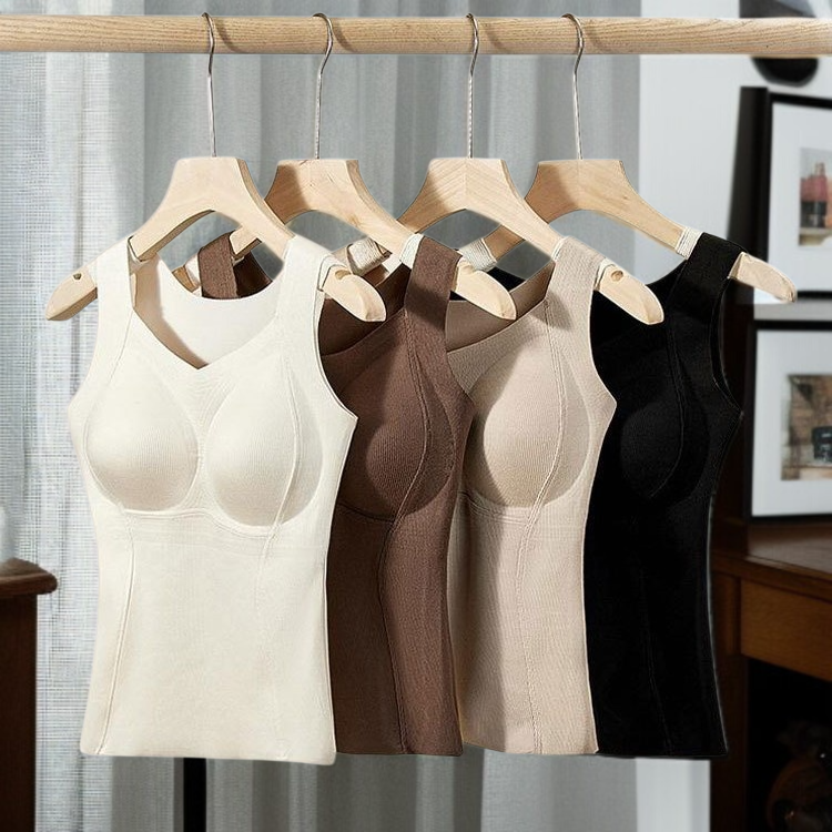 여성용 브래지어 기모 보온 조끼