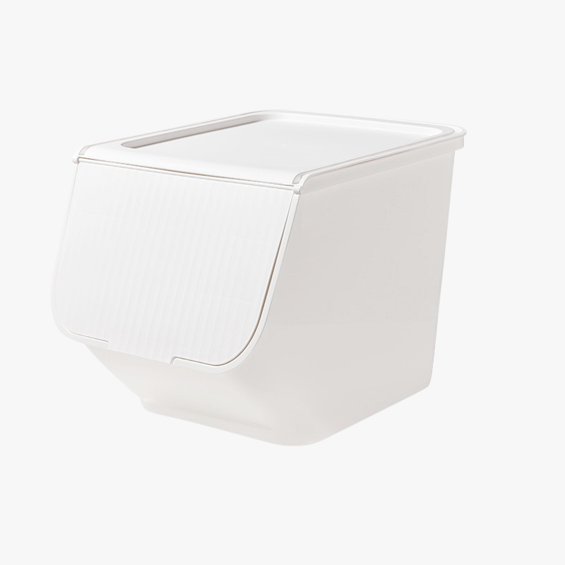 가정용 레이어드 정리함 플라스틱 케이스 뚜껑 수납함 책 옷 보관 장난감 수납함