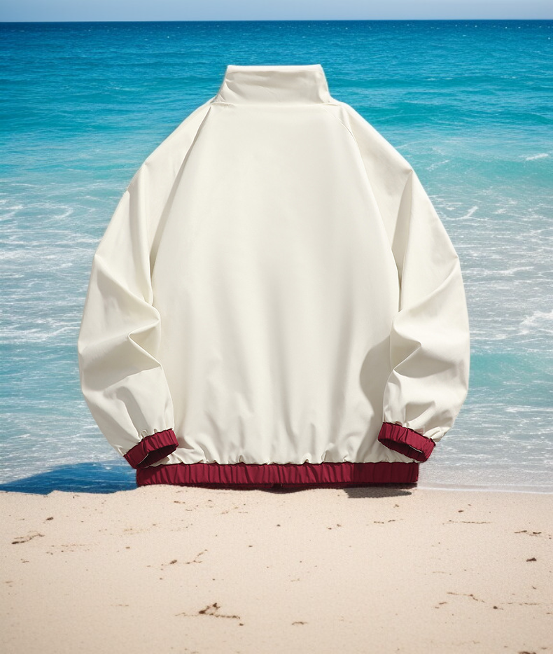 캐주얼 스타일의 리버서블 유니폼 재킷