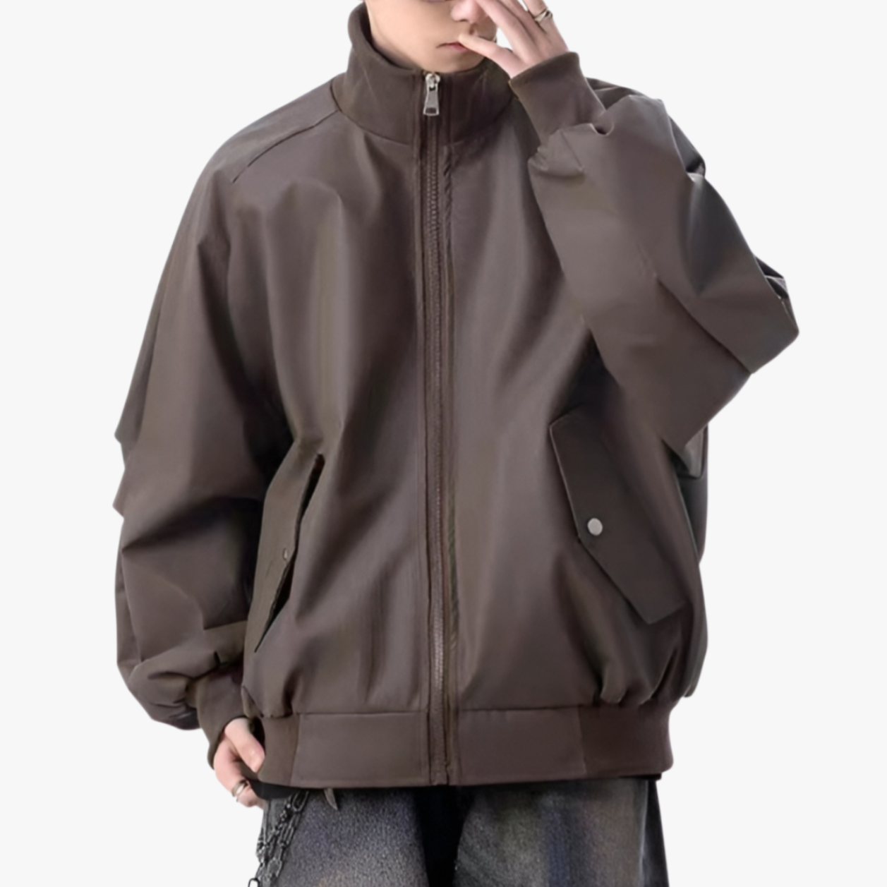 暖かくて軽量なメンズアビエイターコート