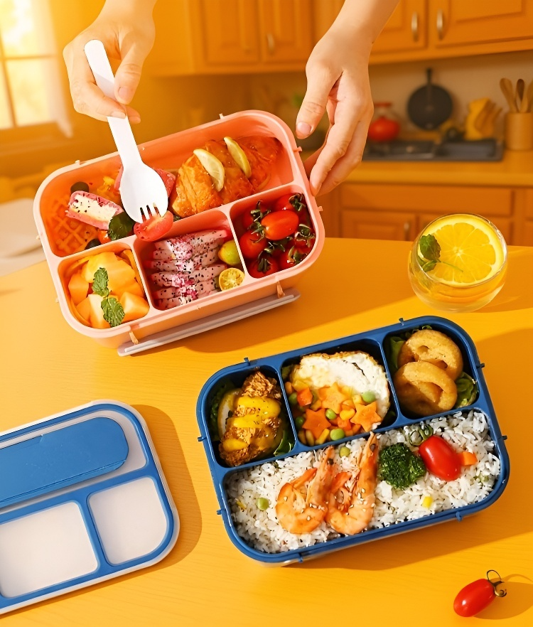 Auslaufsichere Lunchbox mit fest schließendem Deckel