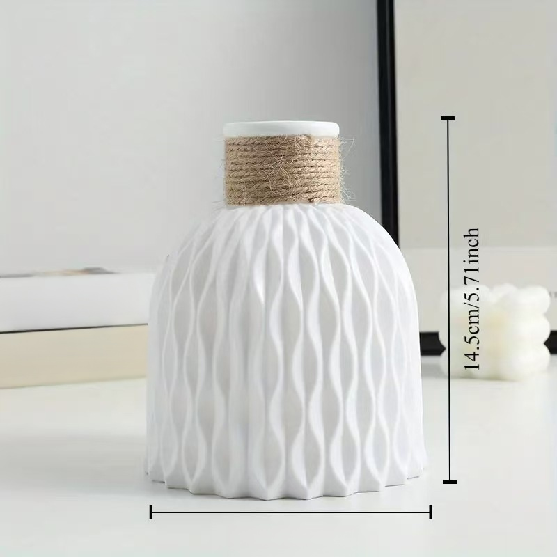 Einfache und langlebige Ananas-Kunststoffvase für Zuhause
