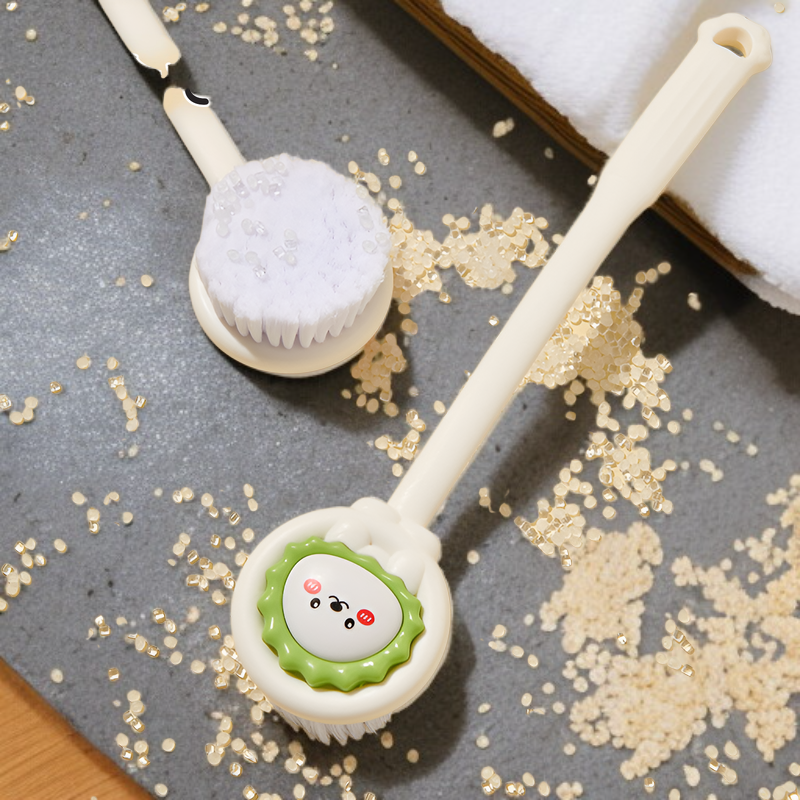 Cepillo de limpieza para la espalda del bebé con cerdas suaves