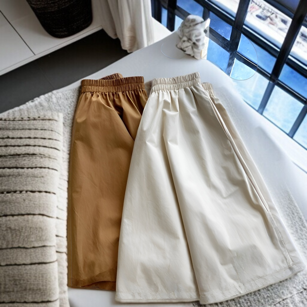 하이웨스트 슬림 A라인 스커트 볼륨 스커트 우산치마 왕스커트 스커트 반신 볼륨 스커트