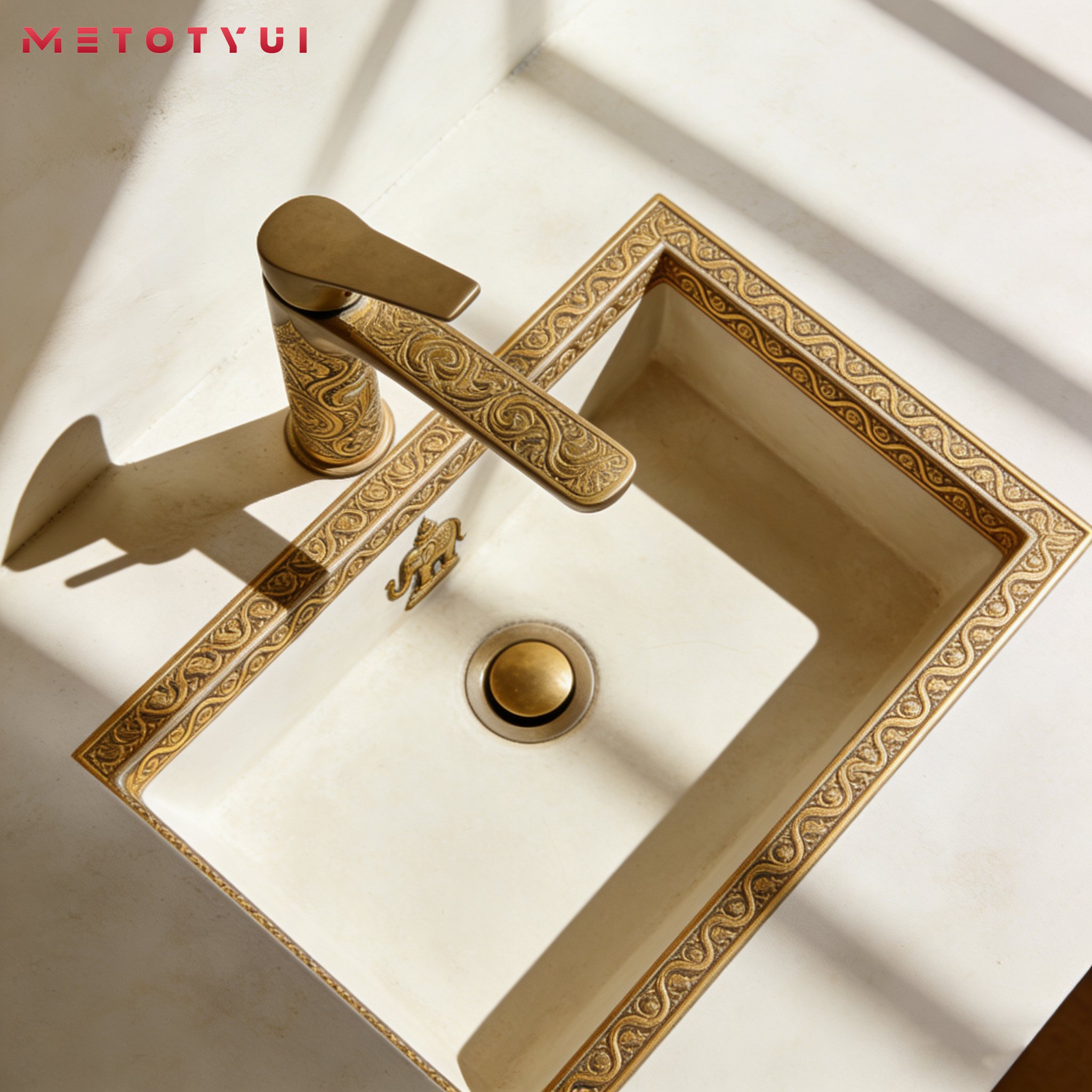 ก๊อกน้ำป้องกันน้ำกระเซ็นและประหยัดน้ำ ตัวเรือนทองเหลืองและแกนวาล์วเซรามิก