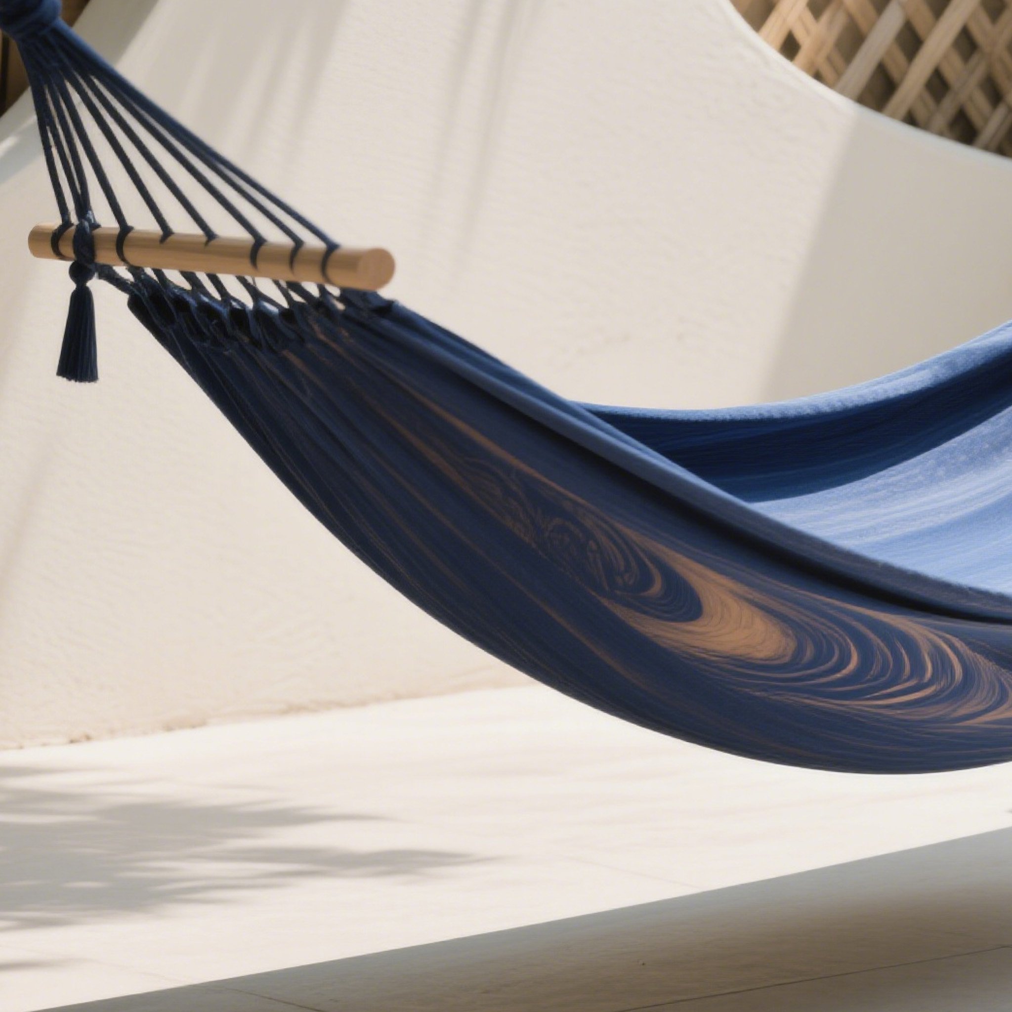 เปลญวนผ้าฝ้ายสำหรับใช้ในบ้านและกลางแจ้ง