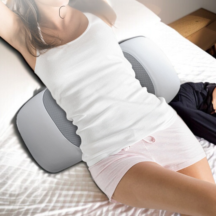 人間工学に基づいたランバーサポート ベッド用腰椎パッド 横たわる睡眠用腰枕