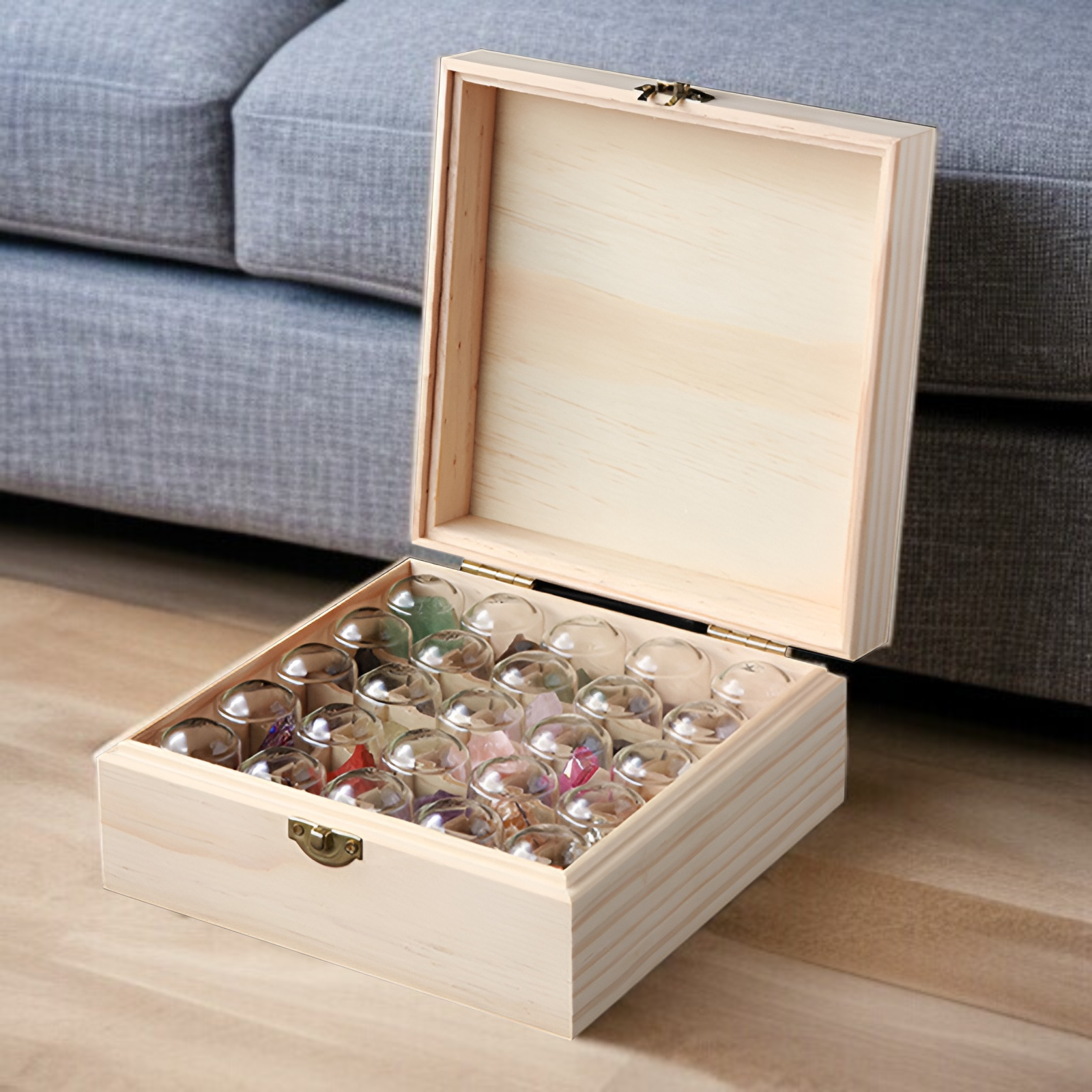 감성 인테리어를 위한 소원병 원석 장식품