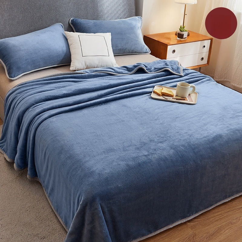 Milk velvet bed sheets and woolen blankets