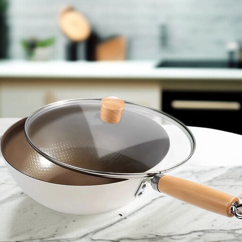 Mini sartén sin recubrimiento, antiadherente y duradera, para el hogar