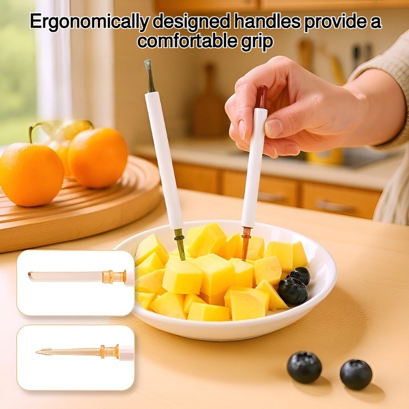 Food-grade fruit forks and fruit knives