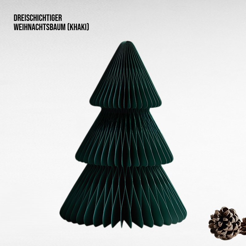 Origami Weihnachtsbaum Tischdekoration für Weihnachten