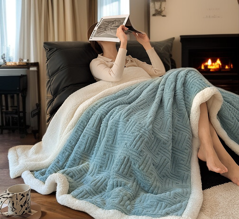 易清洗雕花毯子材質細節