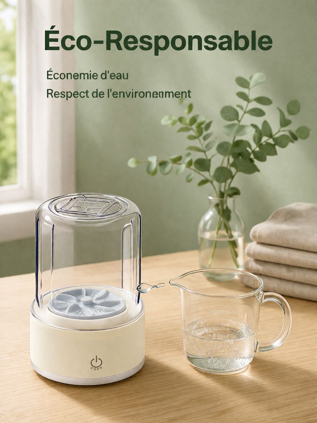 Lave-linge portable rechargeable pour sous-vêtements