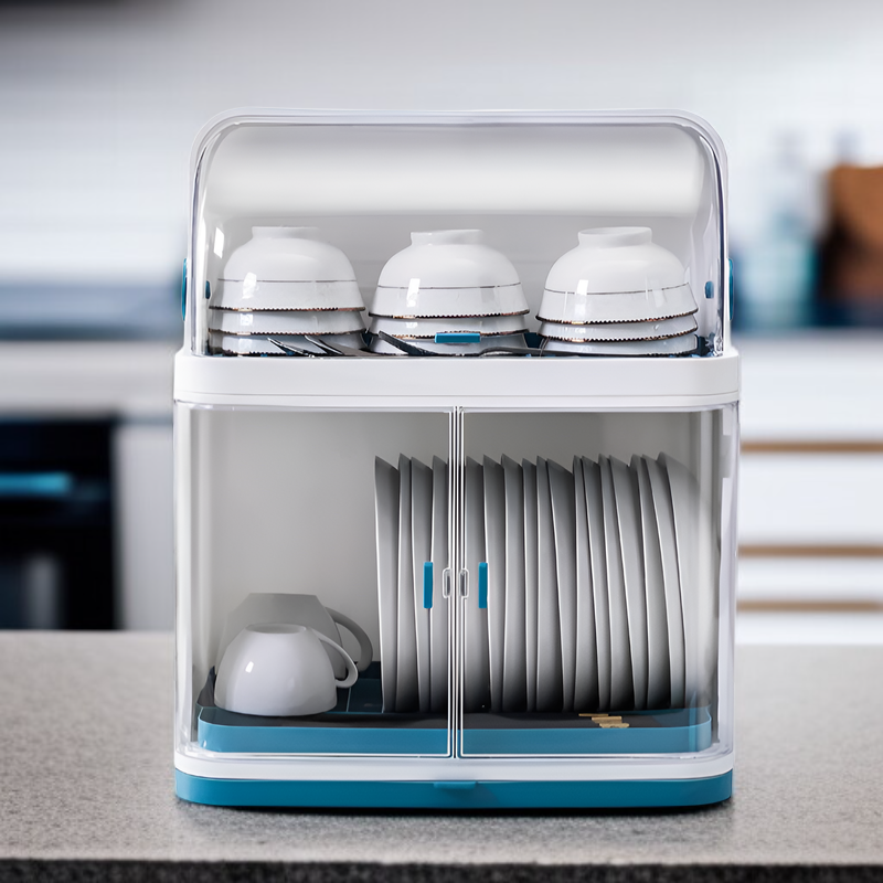 Bowl and Chopsticks Storage Box with Lid