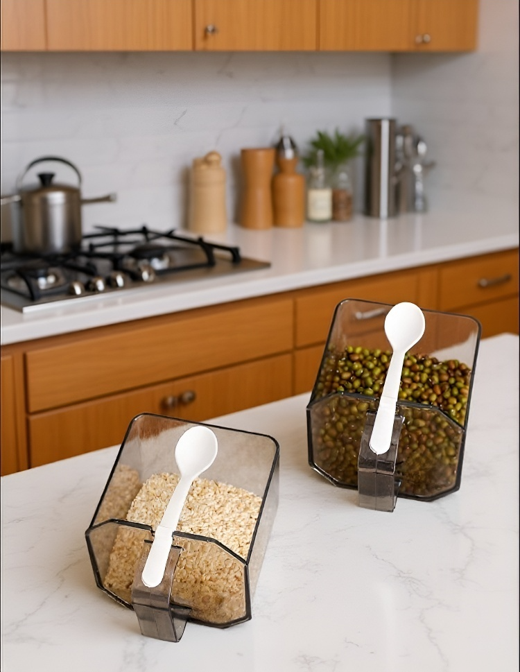 Caja para condimentos con múltiples compartimentos