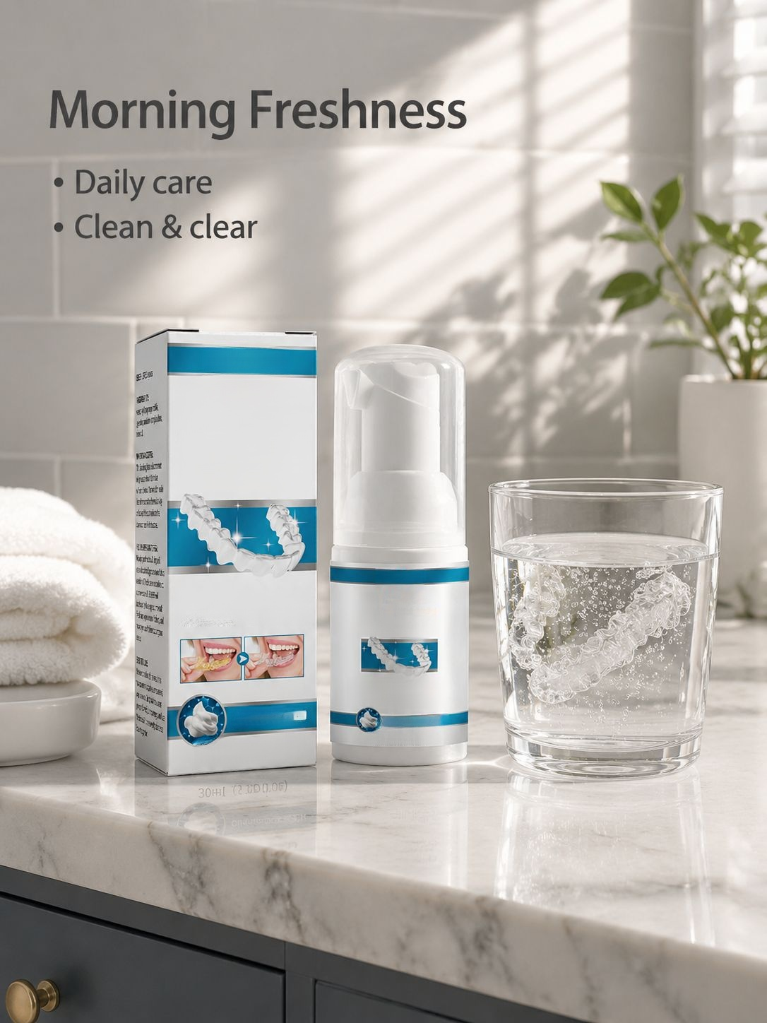 Oral Care Denture Cleaning Tablets Stain Remover