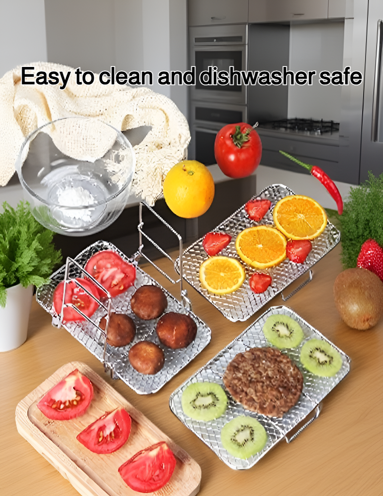 Thickened wire rack for air fryer close-up view