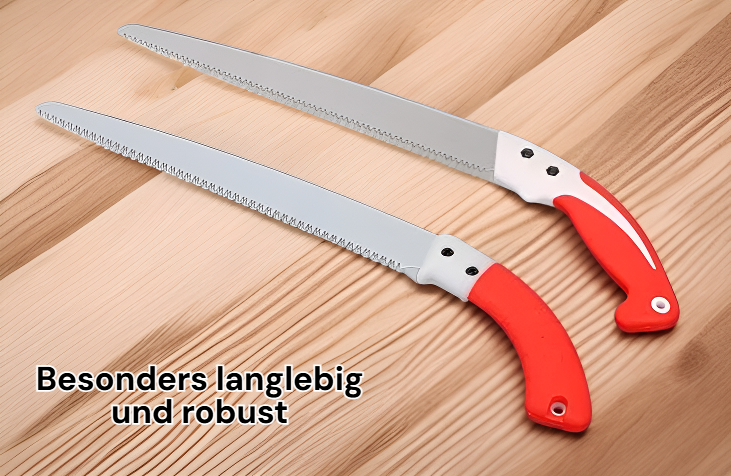 Scharfes Sägeblatt der Gartensäge für präzise Schnitte